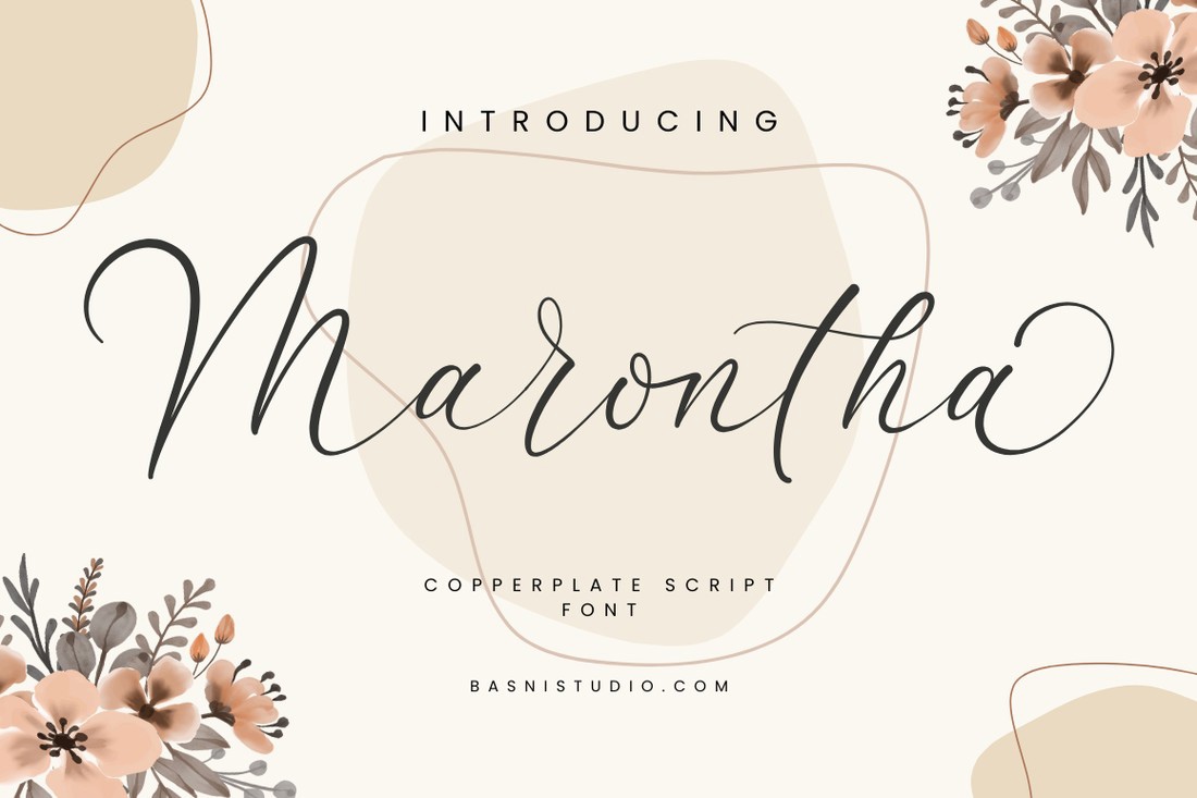 Schriftart Marontha