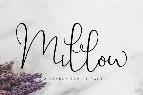 Schriftart Millow