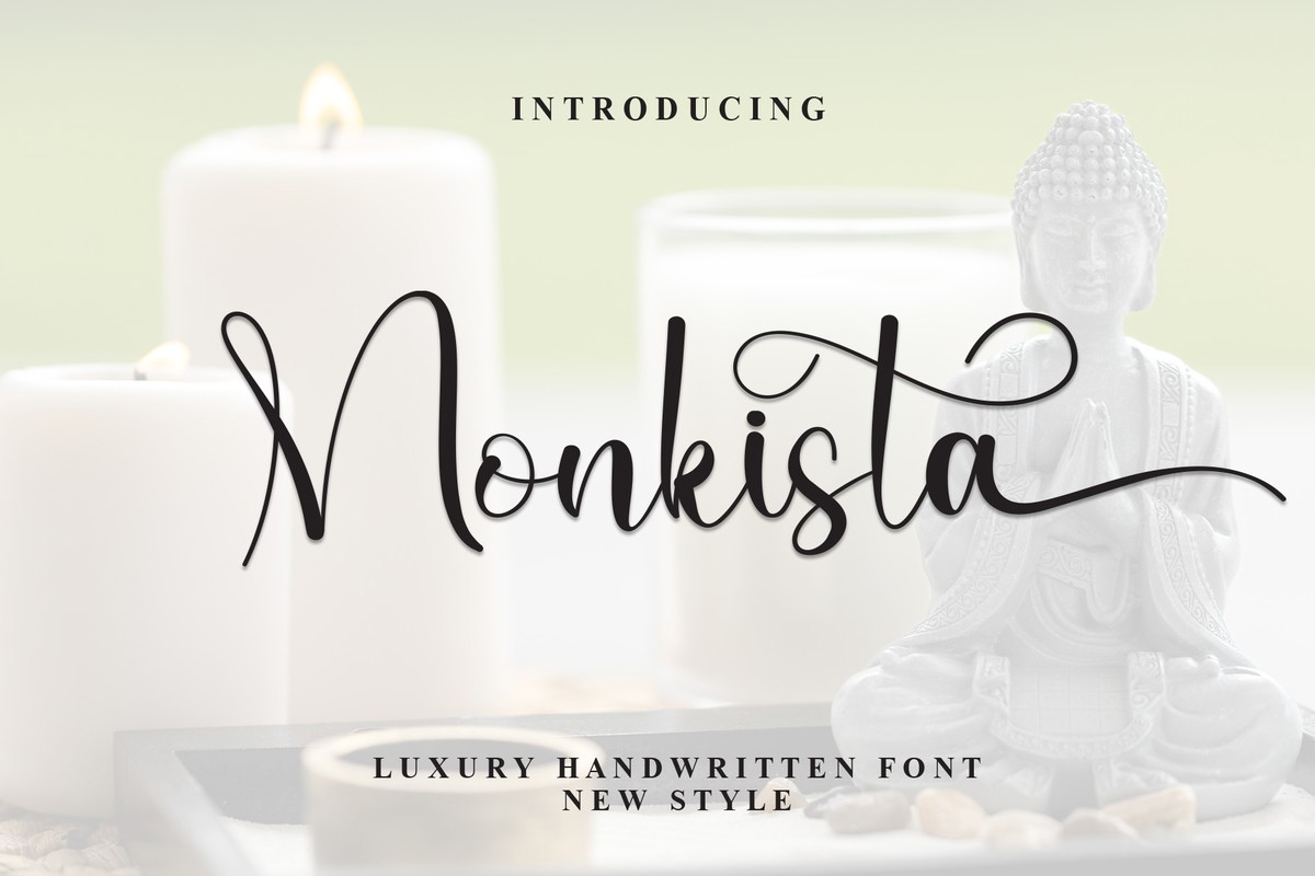 Schriftart Monkista