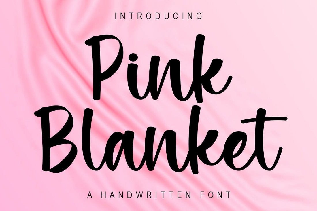 Schriftart Pink Blanket