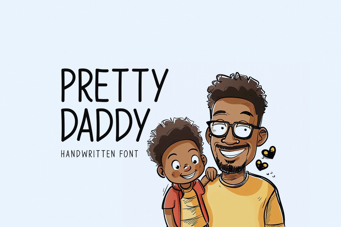 Schriftart Pretty Daddy