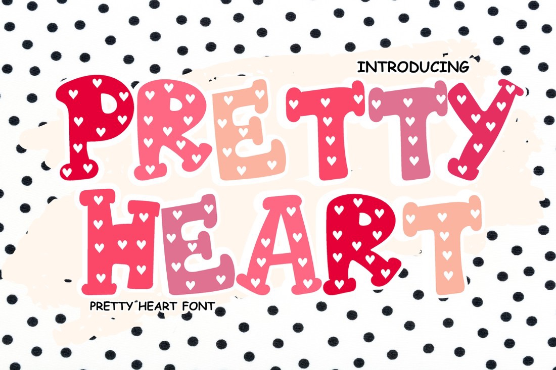 Schriftart Pretty Heart