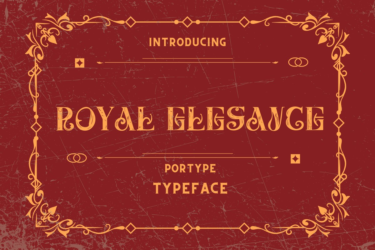 Schriftart Royal Elegance