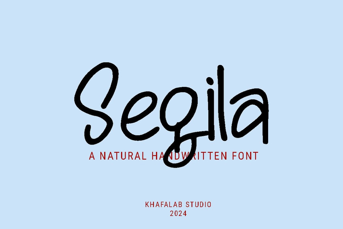 Schriftart Segila