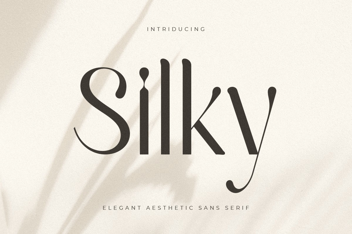 Schriftart Silky