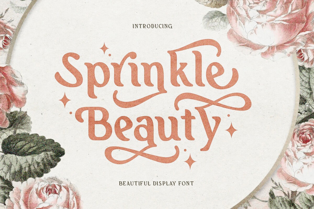 Schriftart Sprinkle Beauty