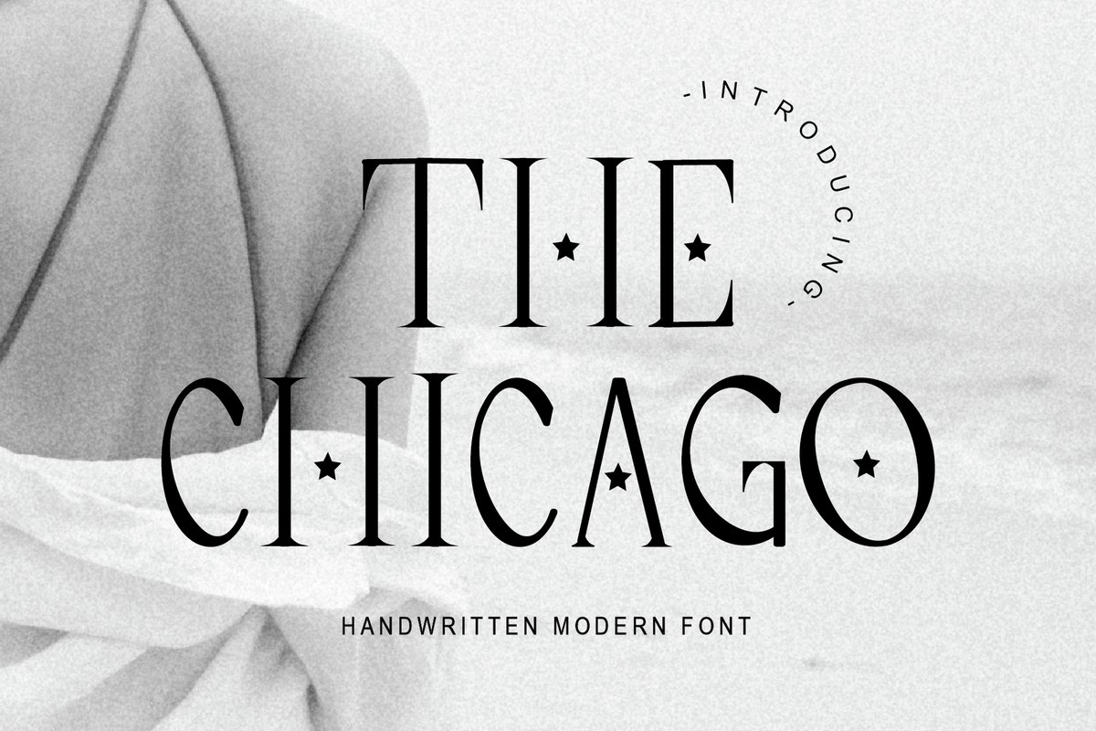 Schriftart The Chicago