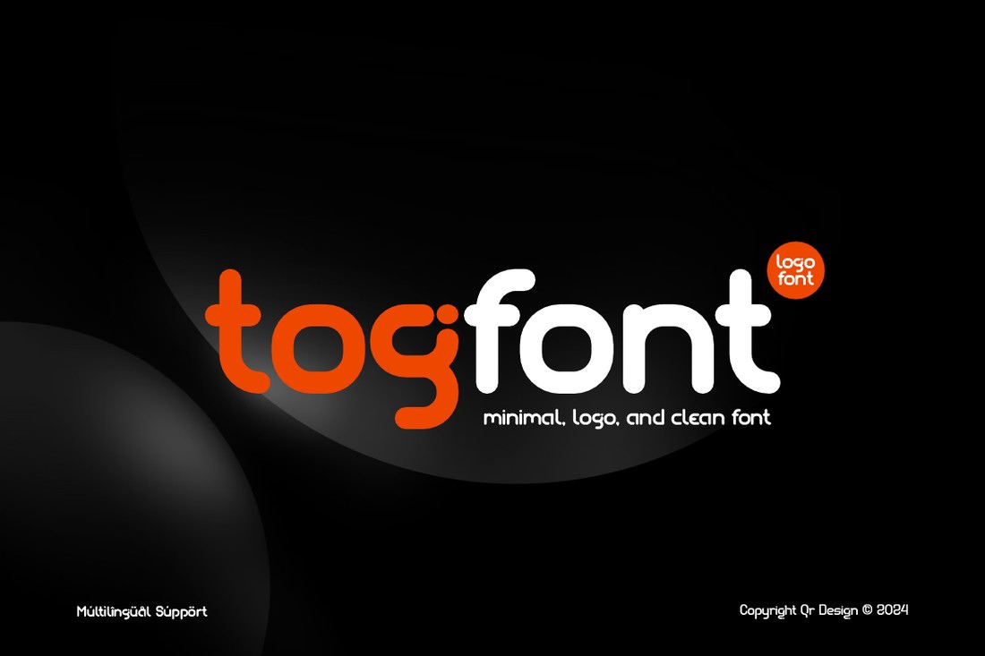 Schriftart Togfont