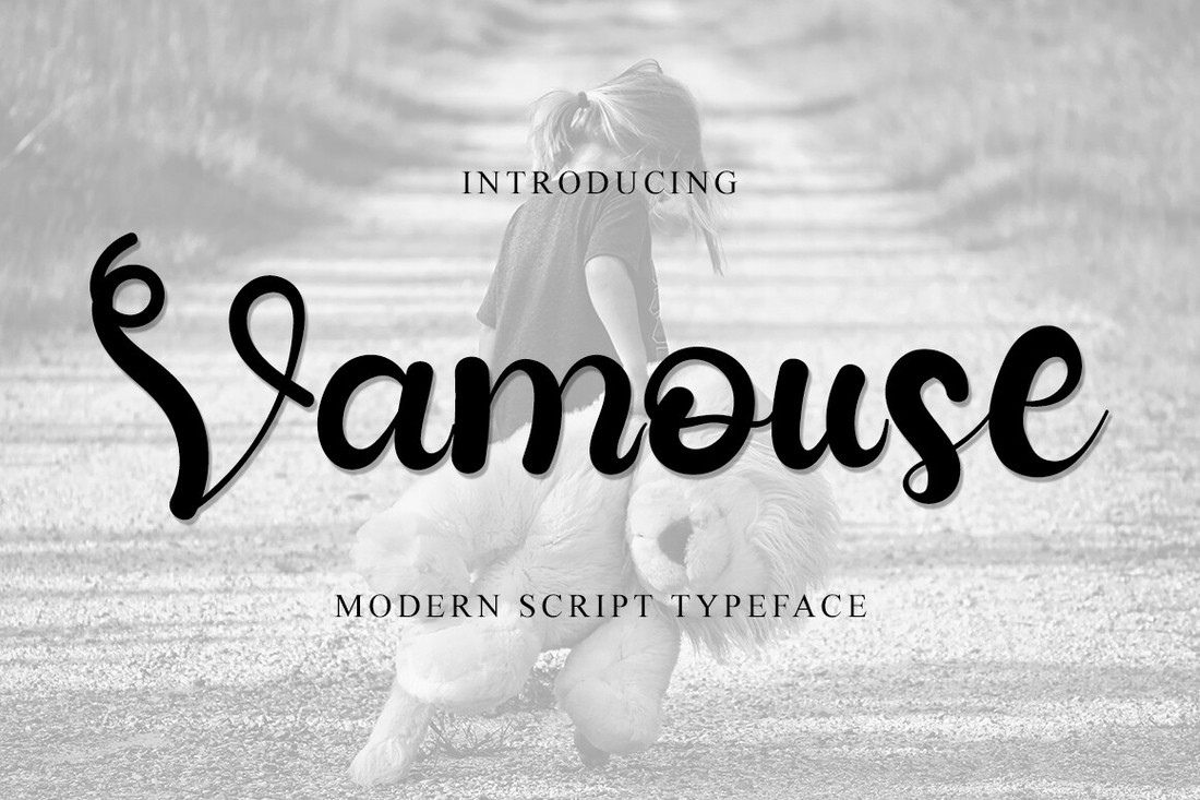 Schriftart Vamouse