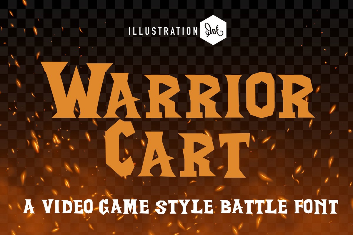 Schriftart PN Warrior Craft