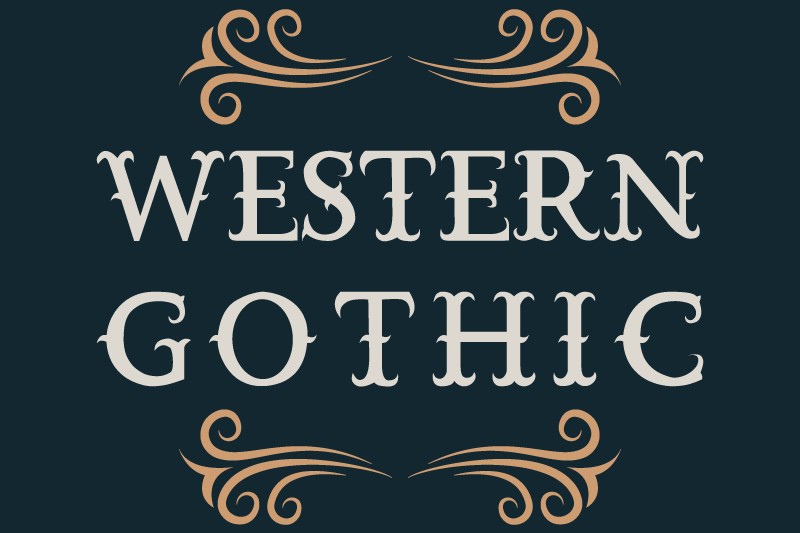 Schriftart Western Gothic