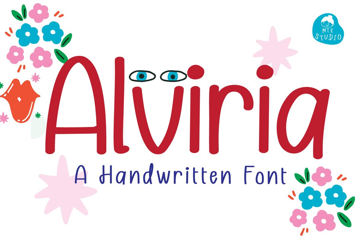 Schriftart Alviria