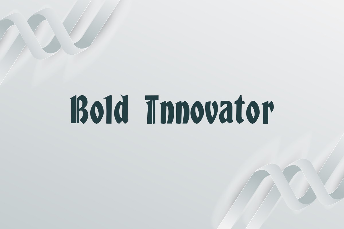 Schriftart Bold Innovator