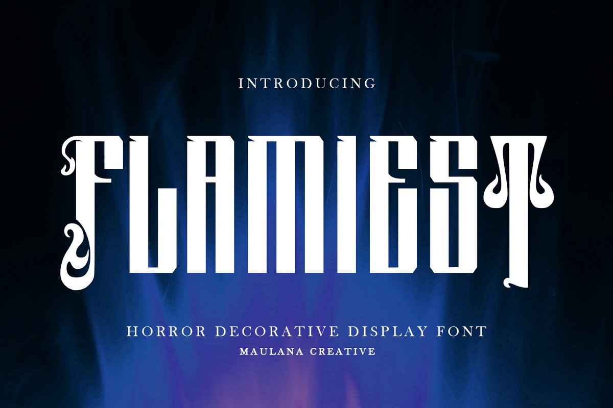 Schriftart Flamiest