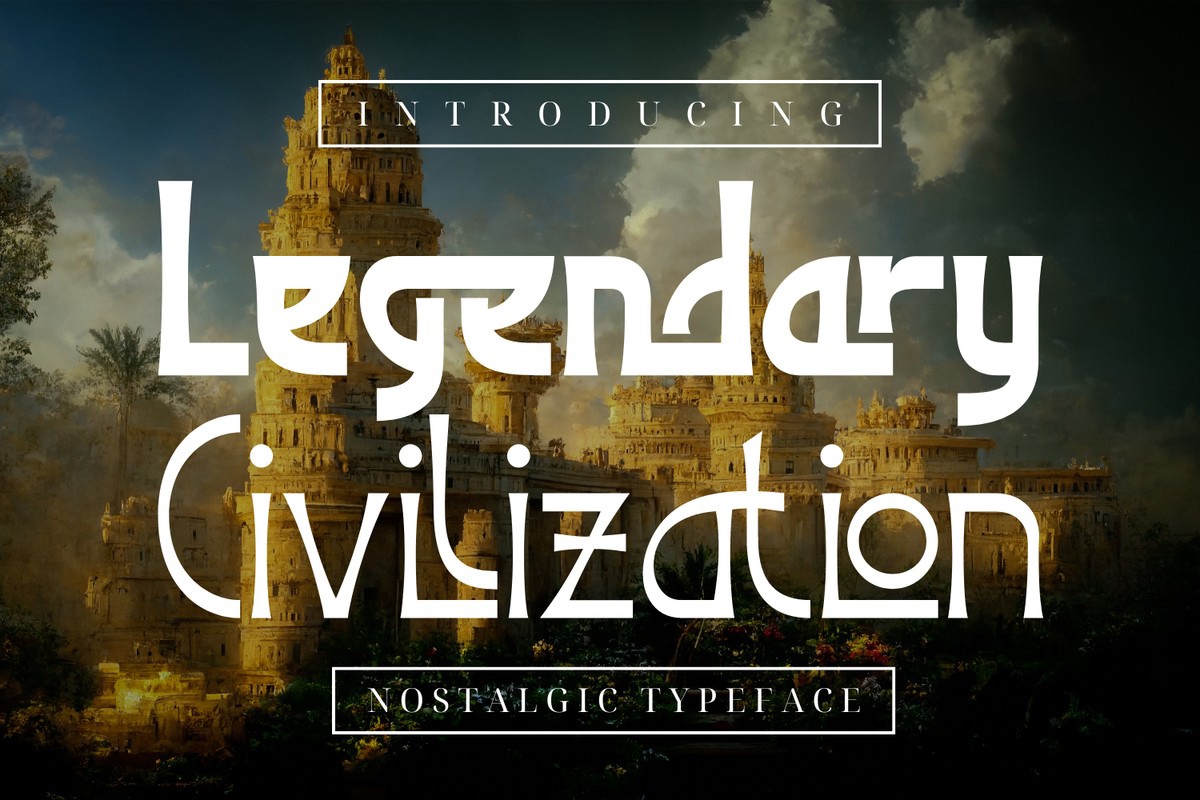 Schriftart Legendary Civilization