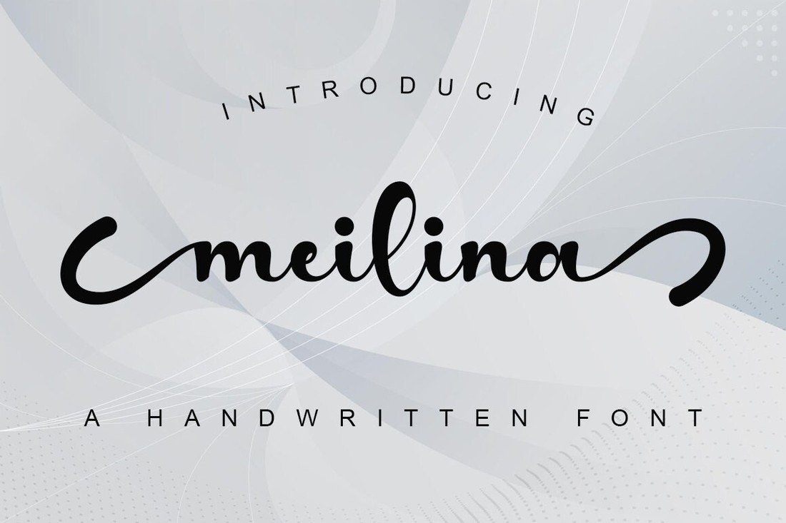 Schriftart Meilina