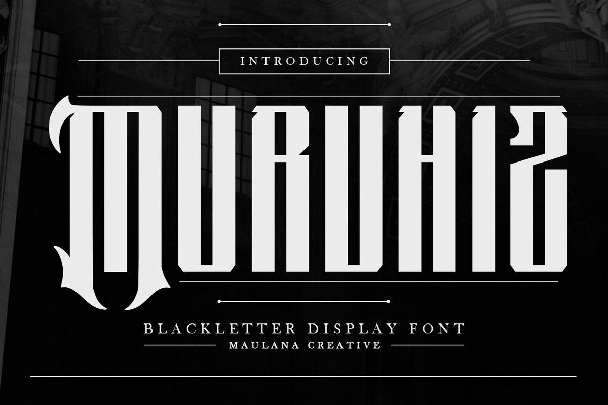 Schriftart Murvhiz