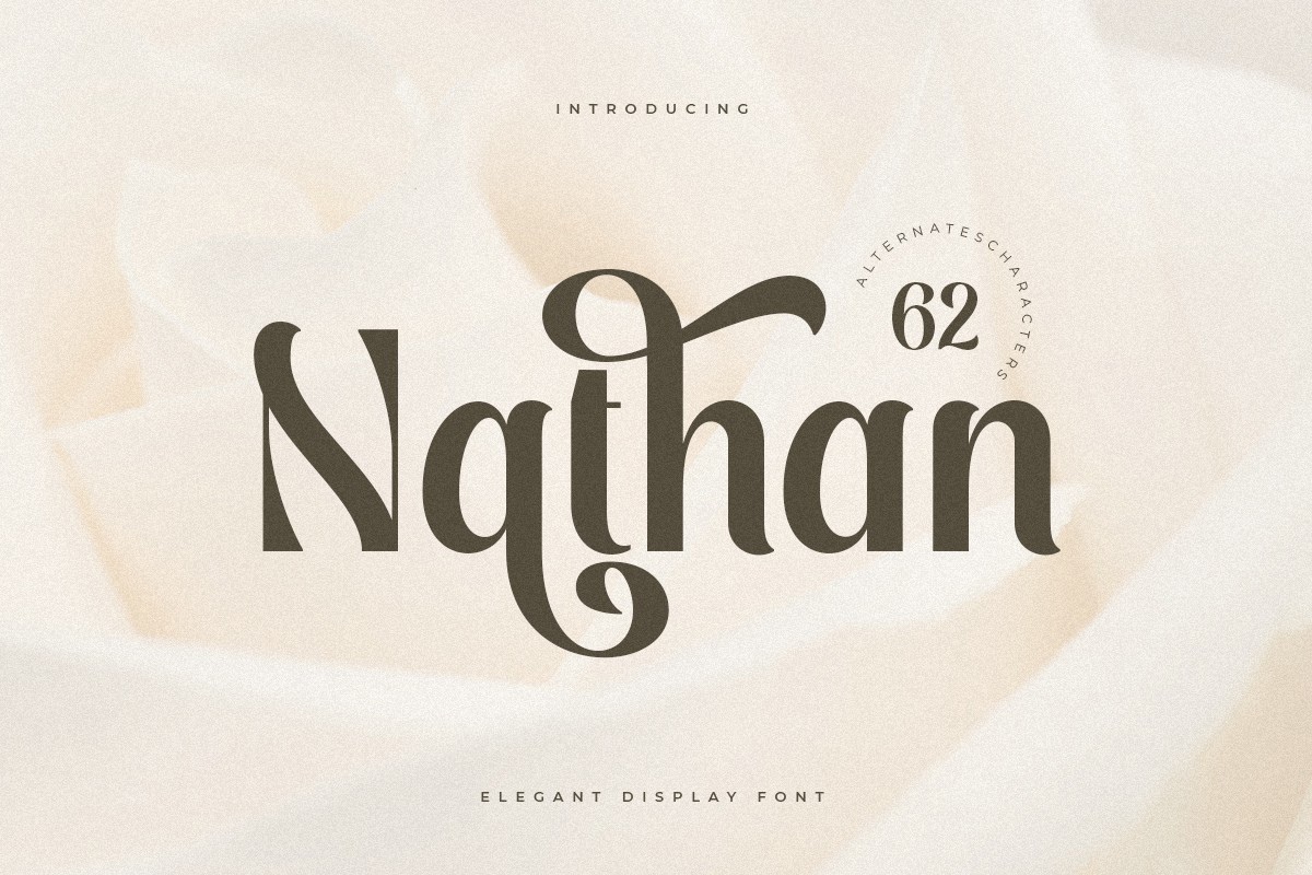 Schriftart Nathan