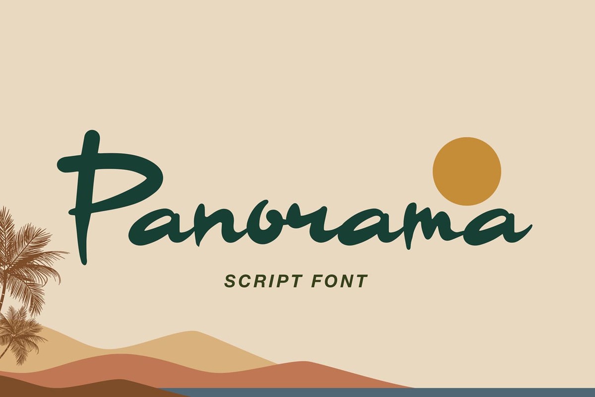 Schriftart Panorama