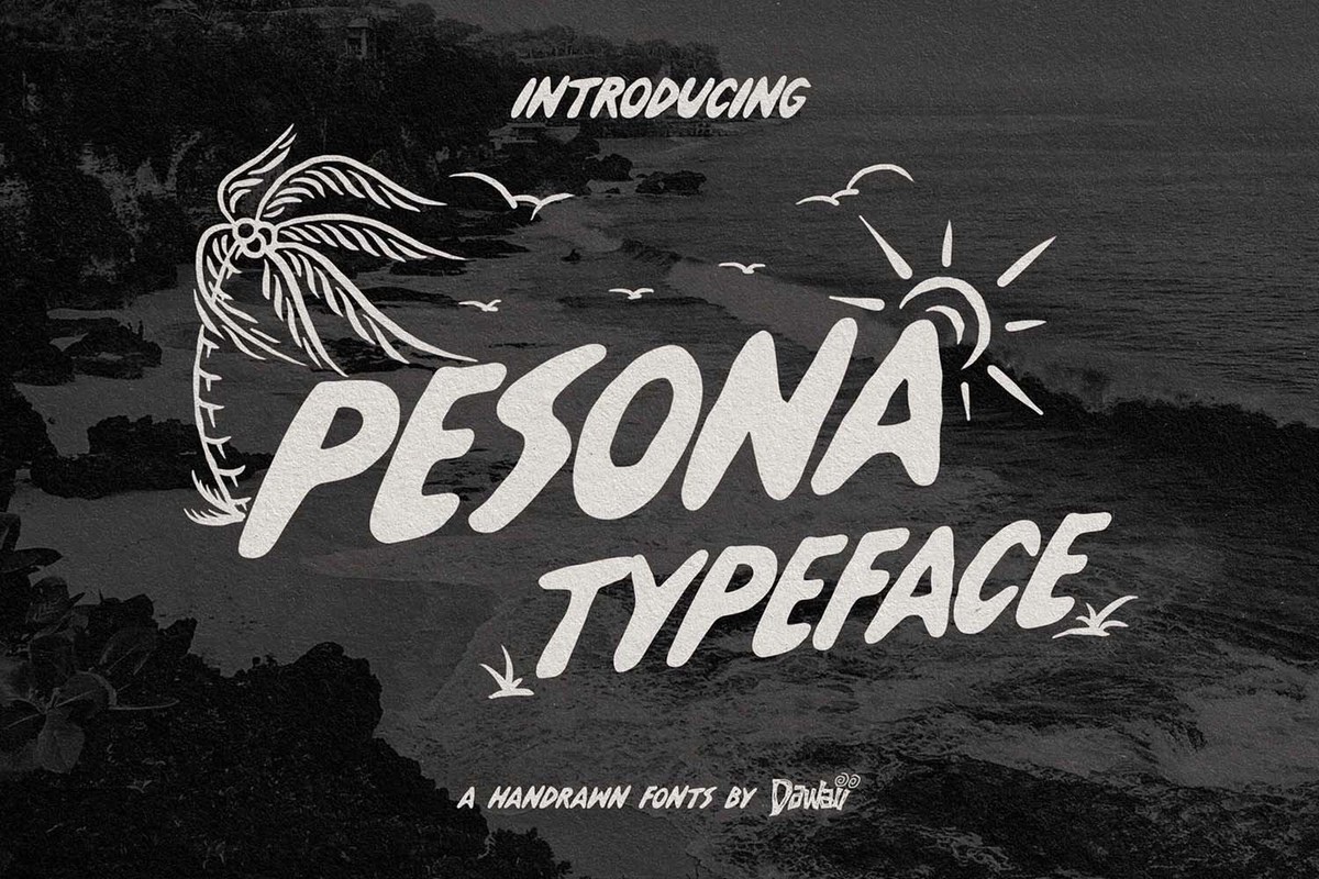 Schriftart  Pesona Typeface