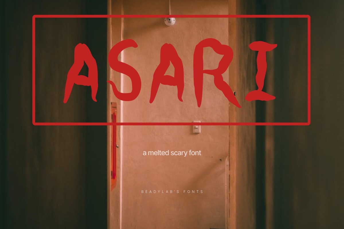 Schriftart Asari