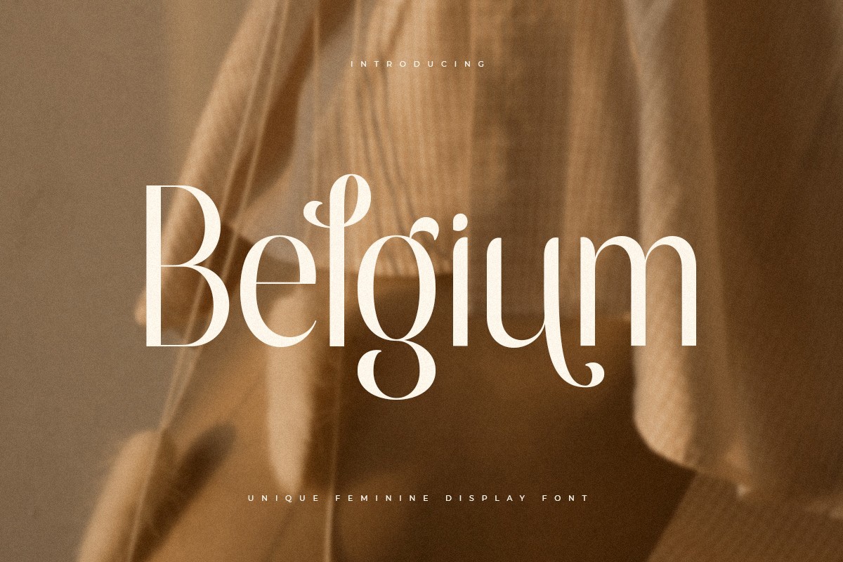 Schriftart Belgium