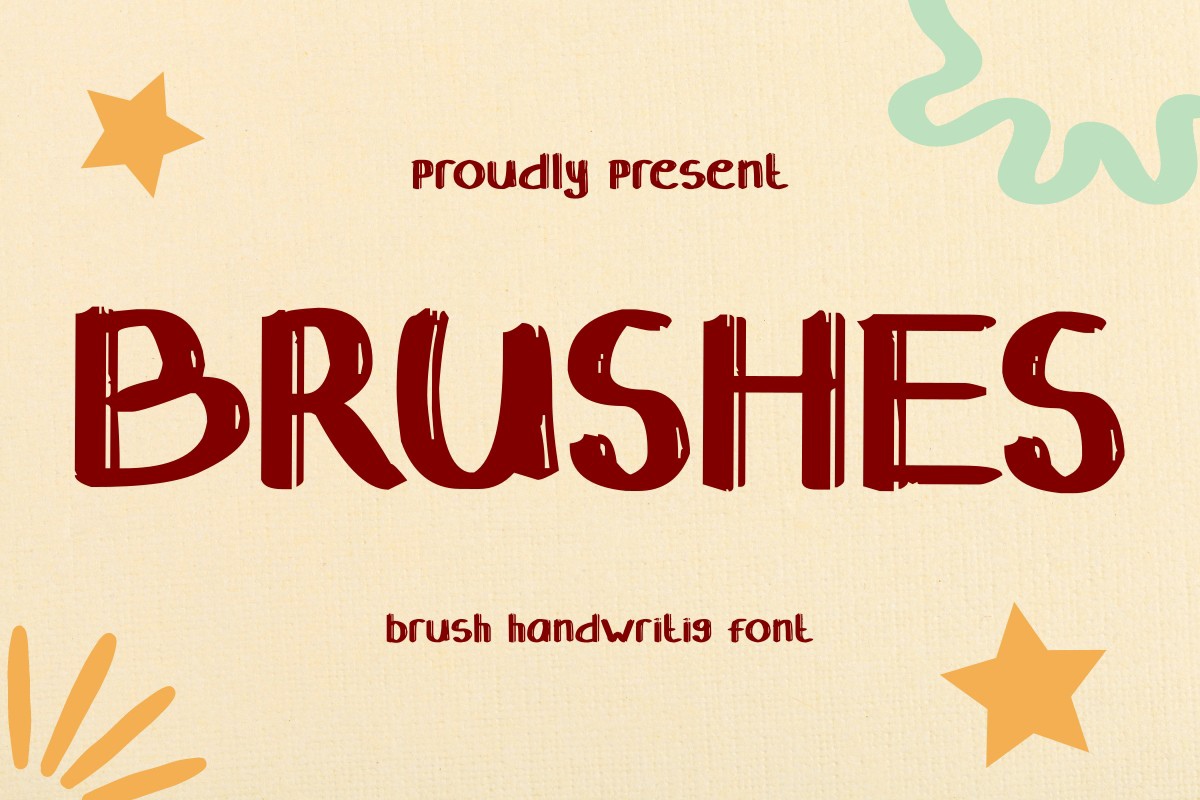 Schriftart Brushes