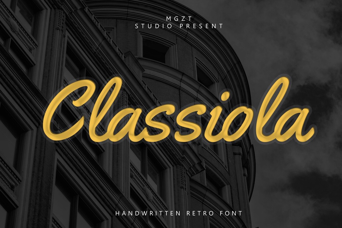 Schriftart Classiola