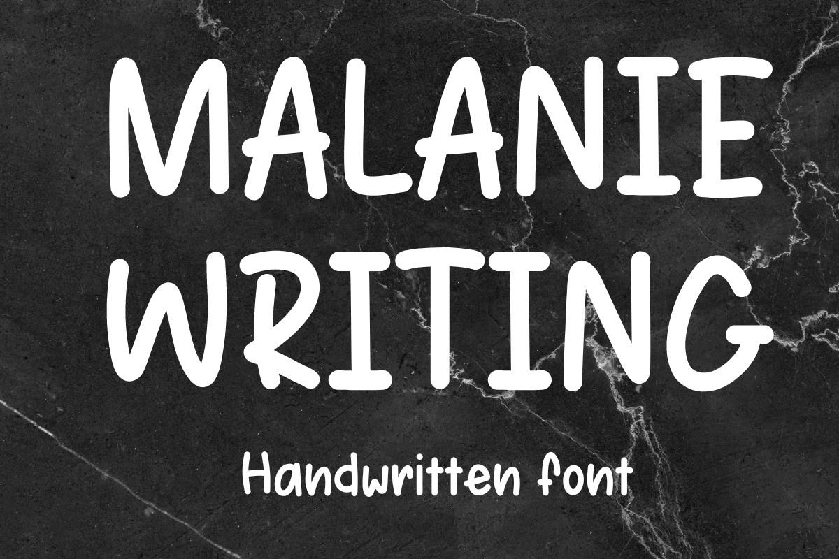 Schriftart Malanie Writing