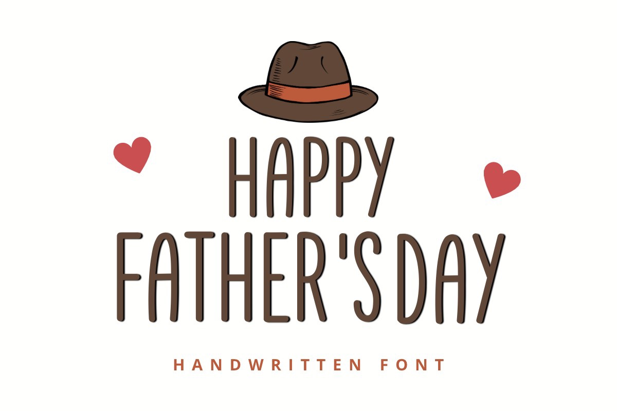 Schriftart Happy Father’s Day