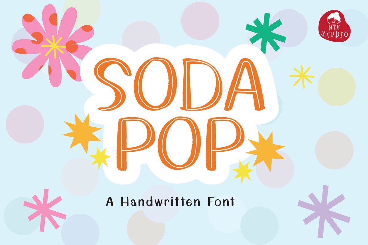 Schriftart SodaPOP