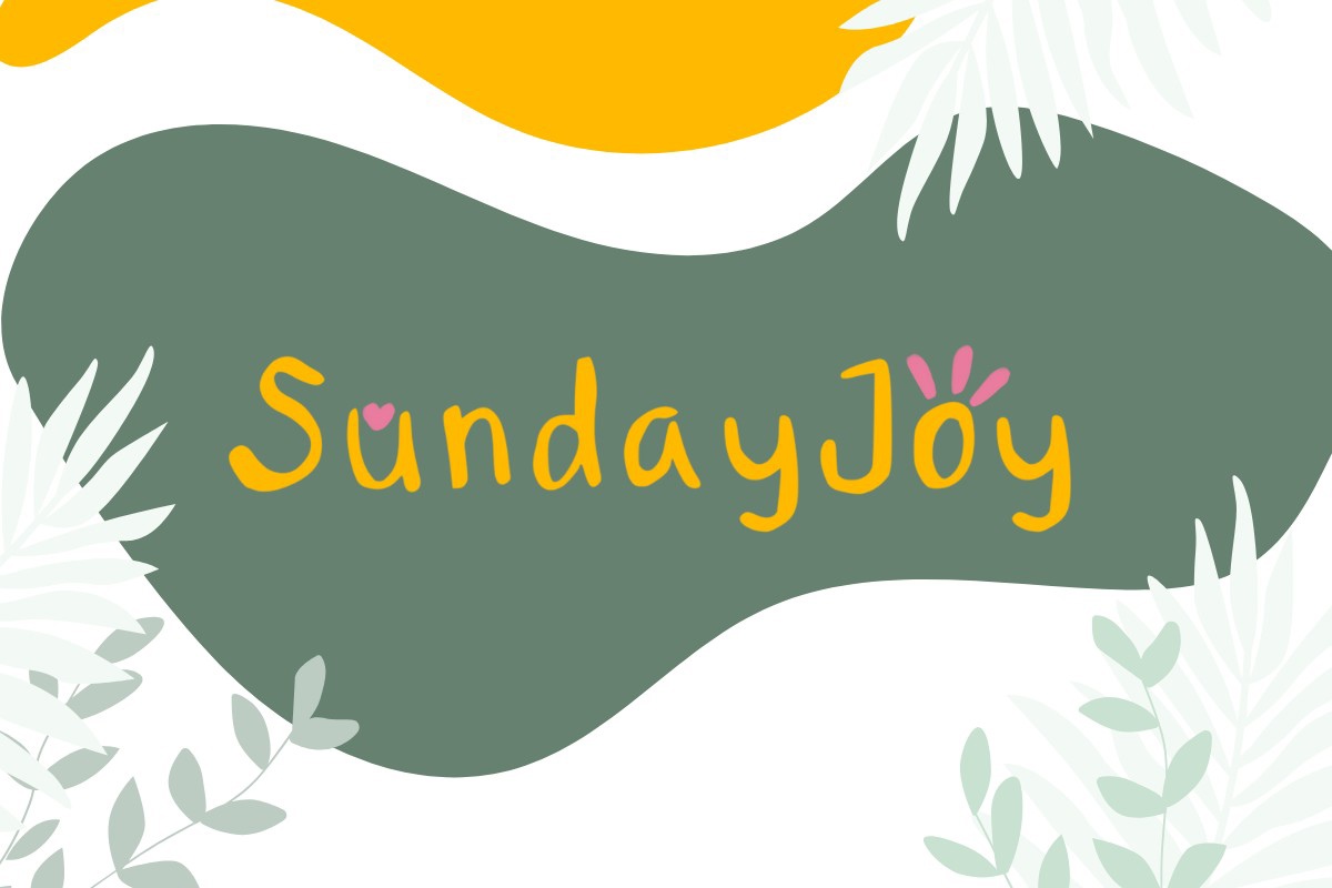 Schriftart Sunday Joy