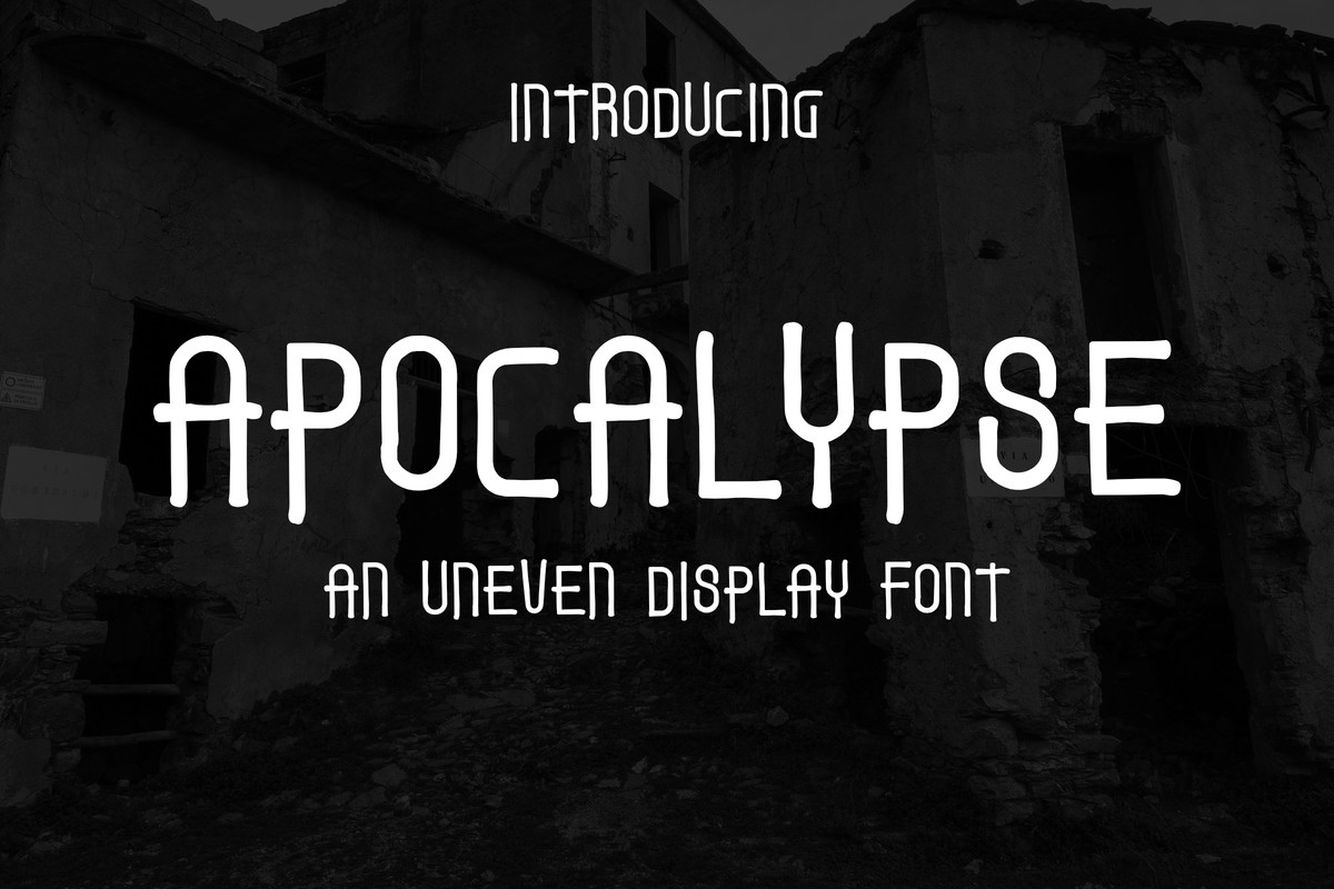 Schriftart Apocalypse