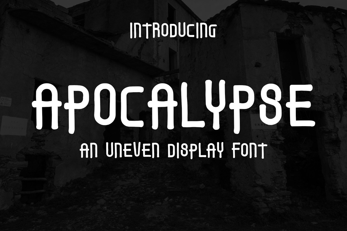 Schriftart Apocalypse Bold