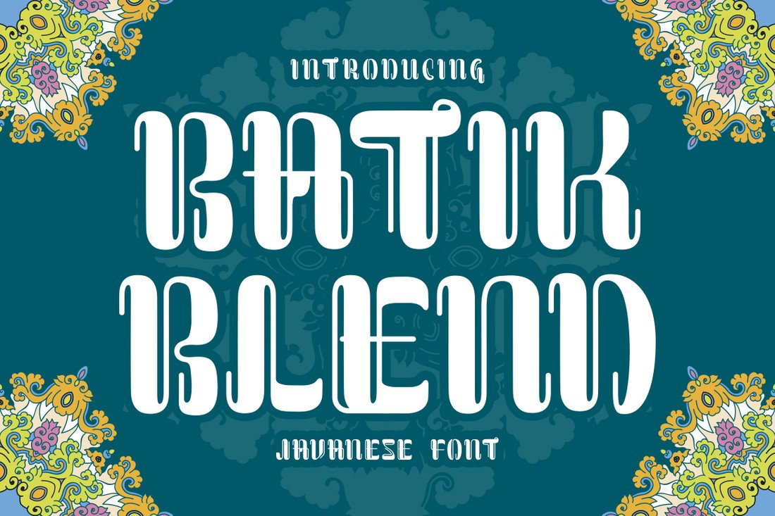 Schriftart Batik Blend