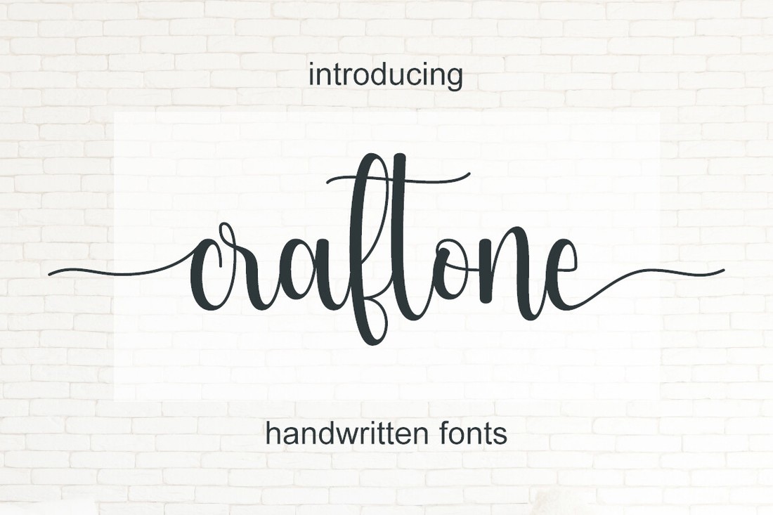 Schriftart Craftone