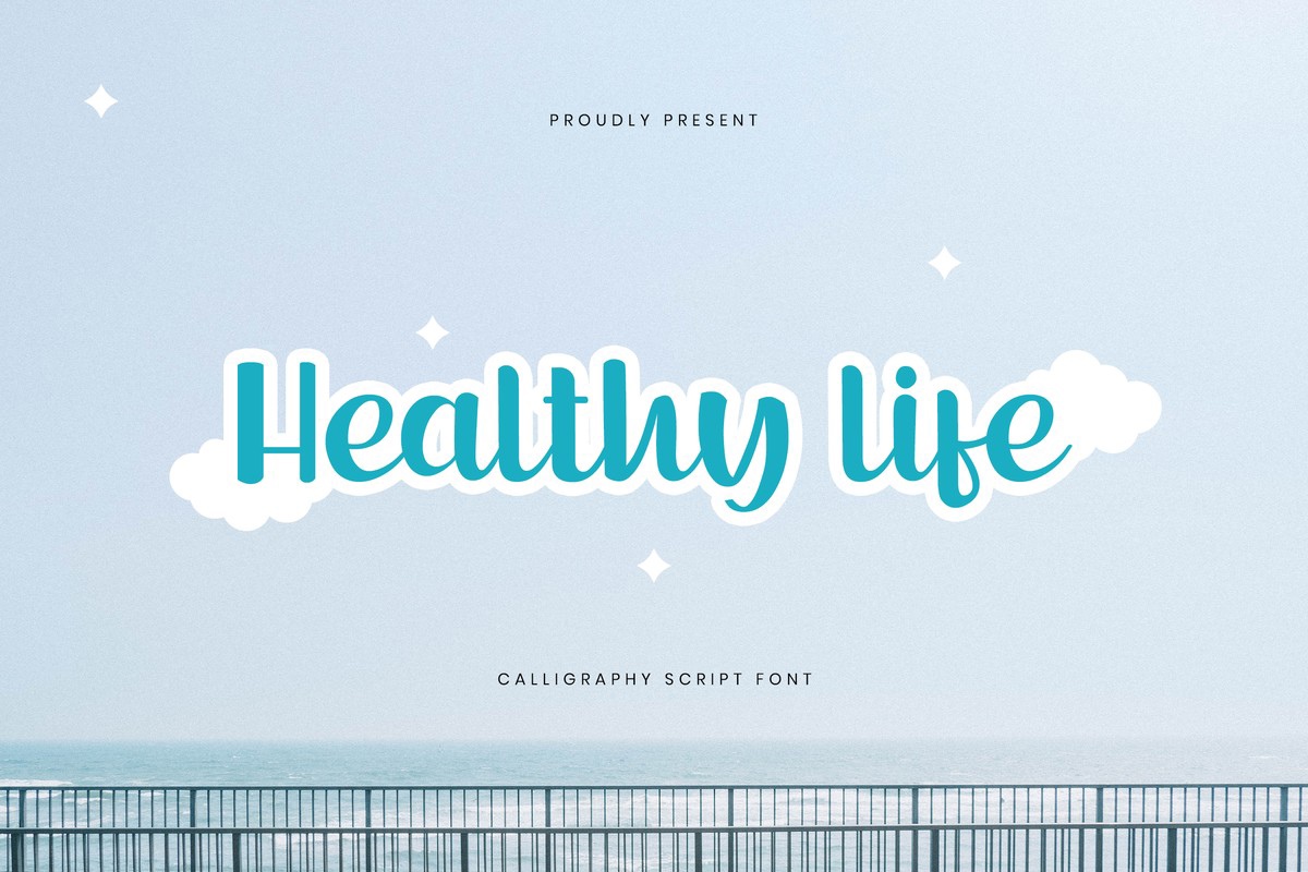 Schriftart Healthy Life