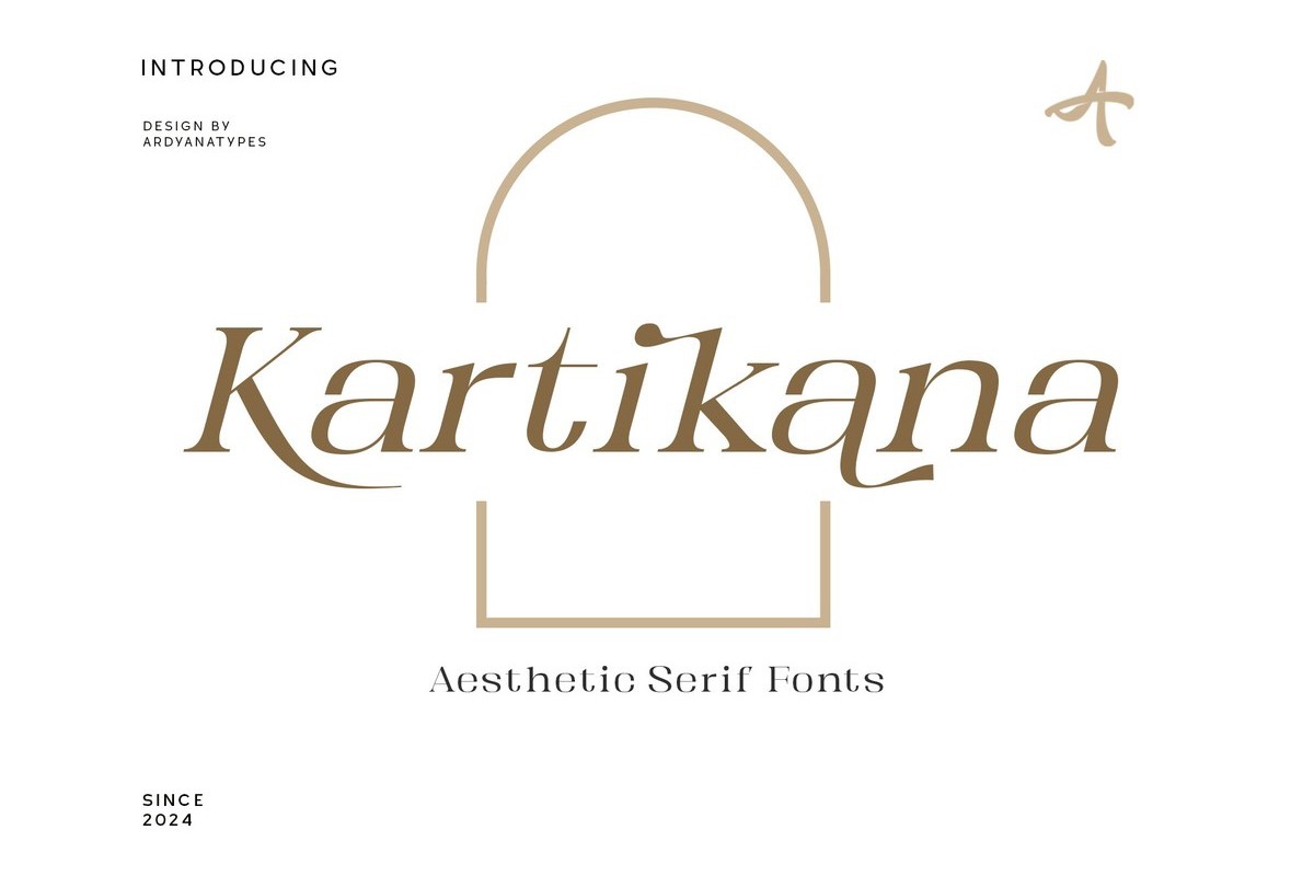 Schriftart Kartikana Serif