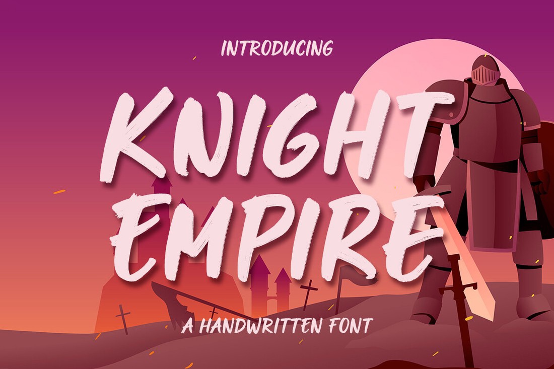 Schriftart Knight Empire