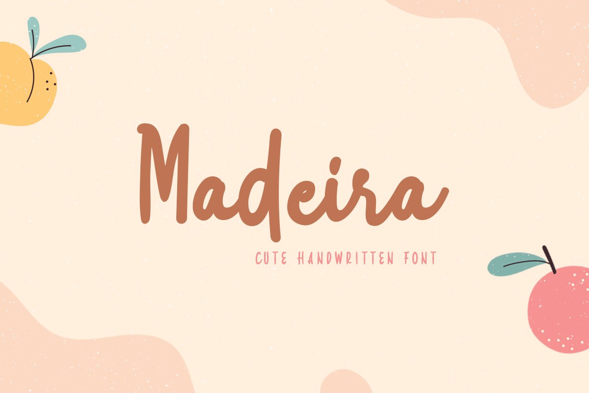 Schriftart Madeira