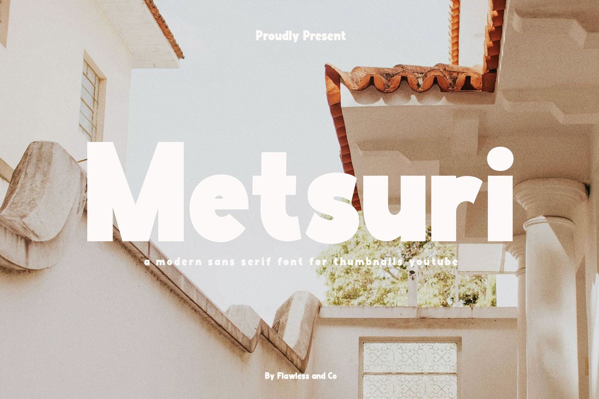 Schriftart Metsuri