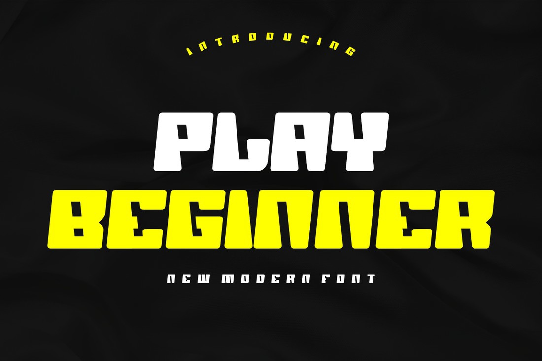 Schriftart Play Beginner